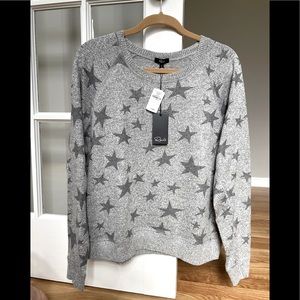 NWT RAILS Theo Melange Gray Stars